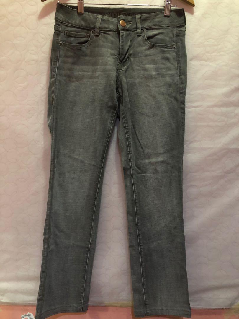 american eagle straight super stretch jeans