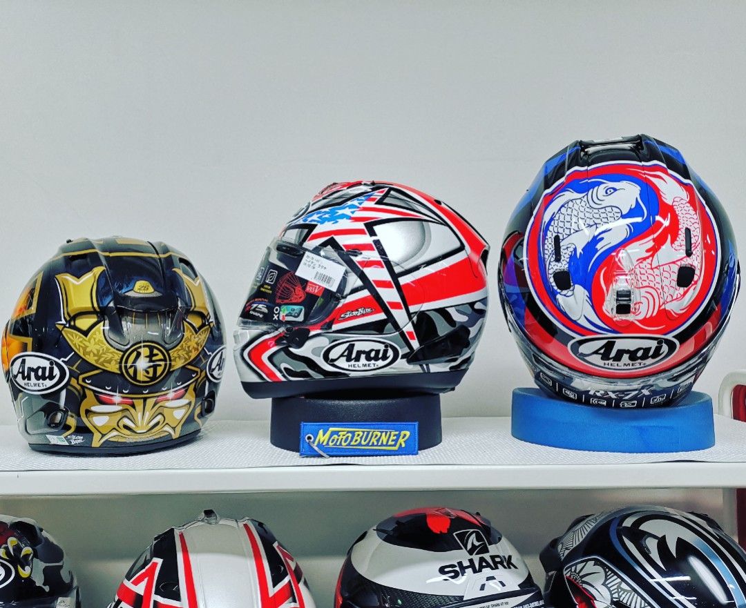 Arai RX7X Hayden Laguna, Motorcycles 