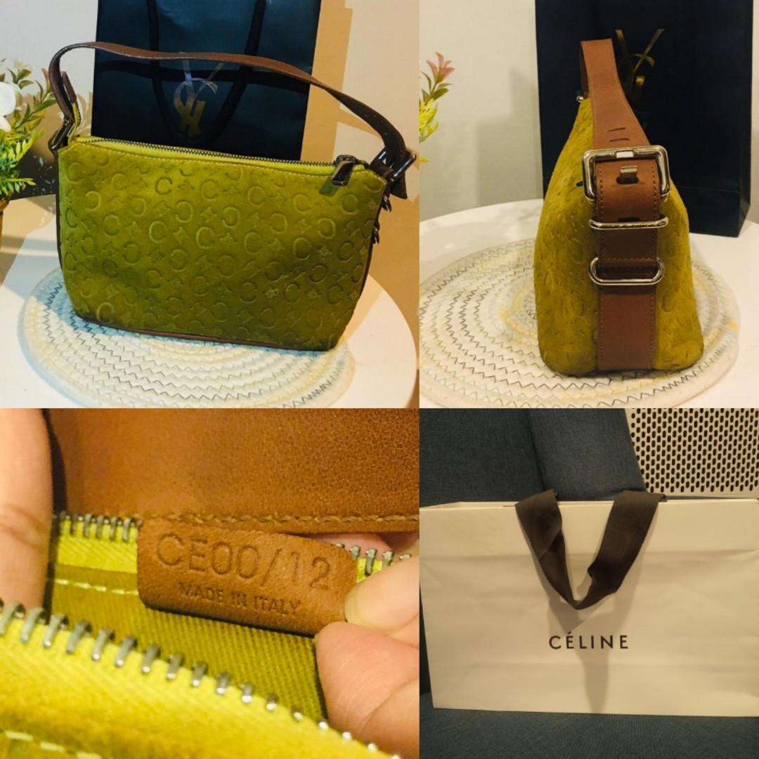 Celine monogram pochette, Luxury, Bags & Wallets on Carousell