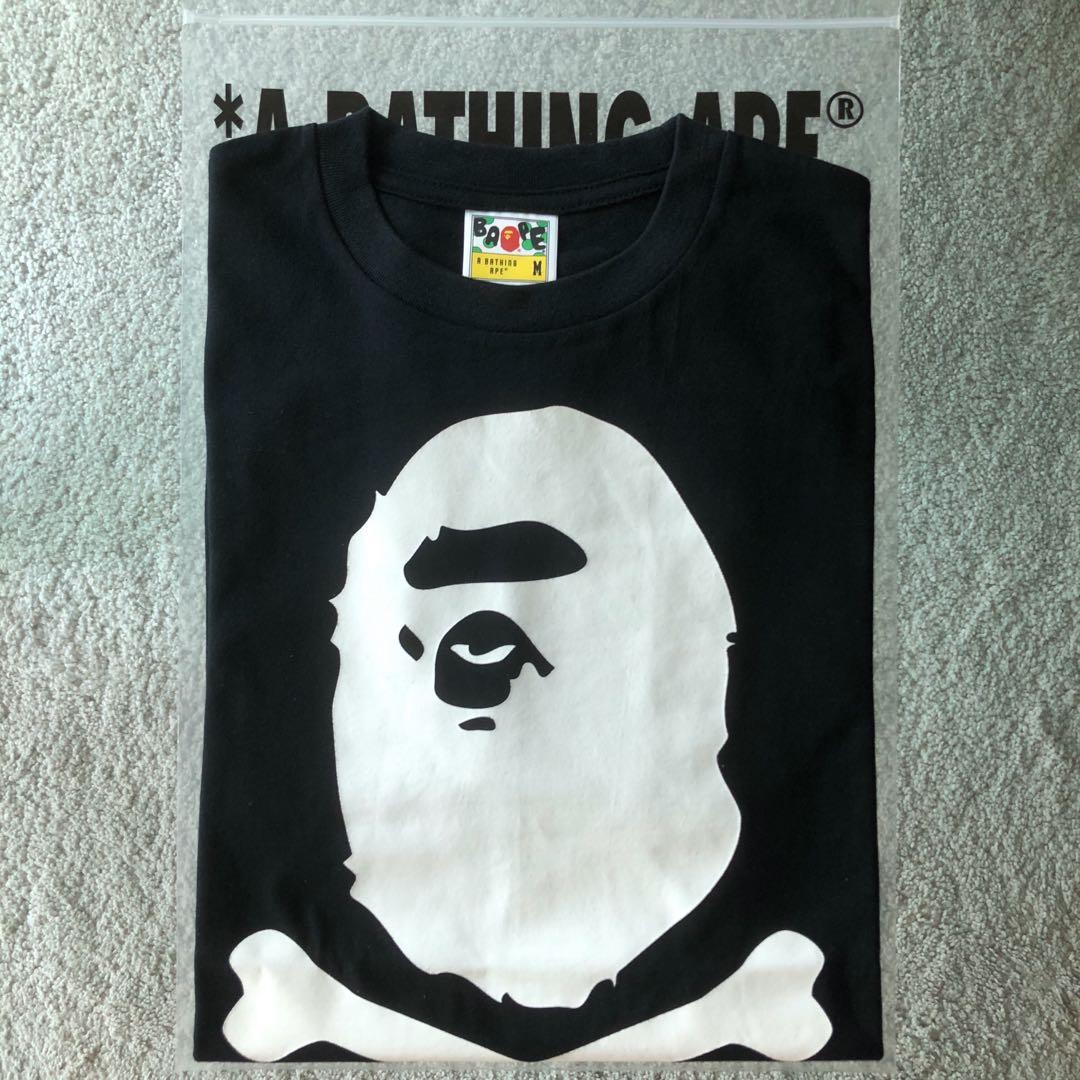 GSS INSTOCK BAPE PIRATE A BATHING APE CROSSBONE L S TEE