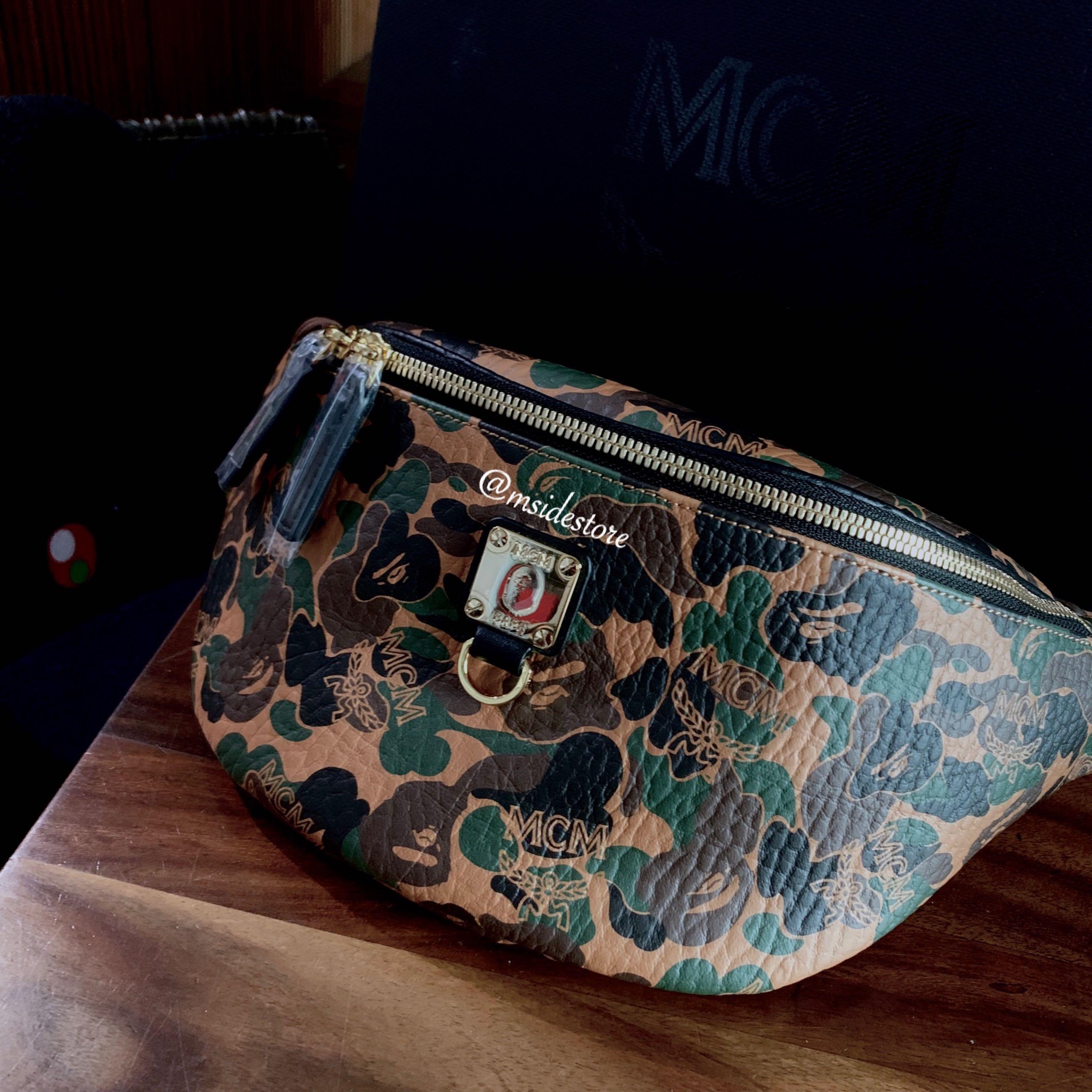 mcm bape belt
