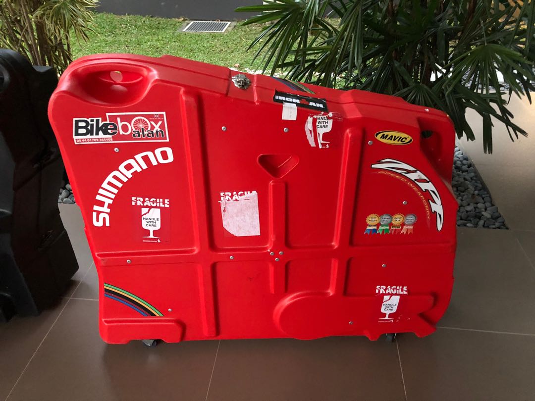 red bike box