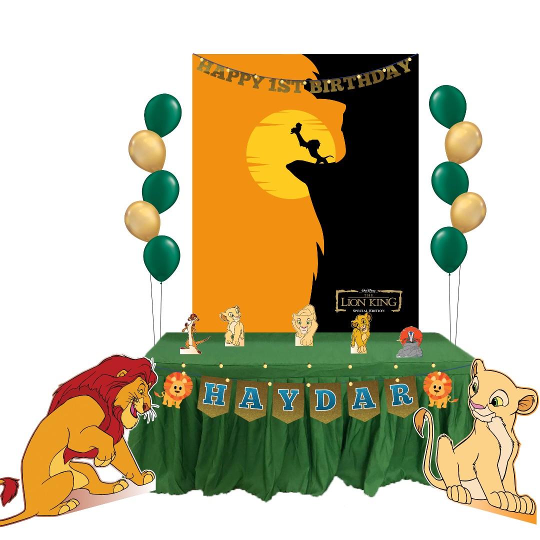 Birthday Party Decoration The Lion King Theme For Rent More Types