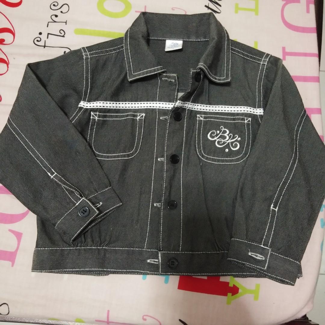 black denim jacket baby