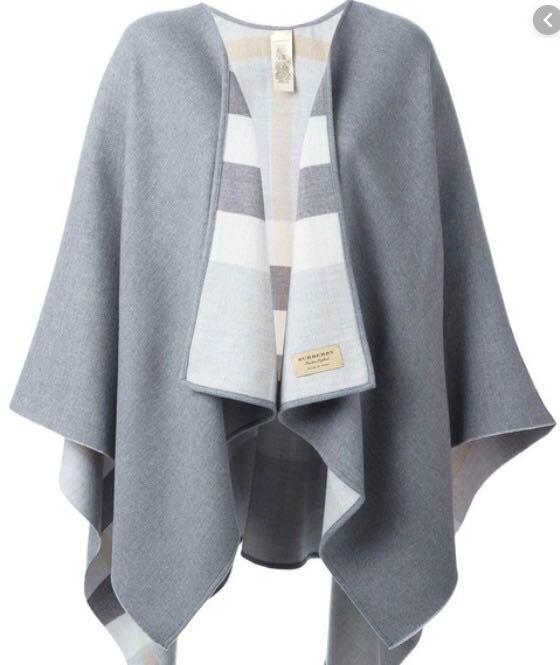 Burberry shop cape grey
