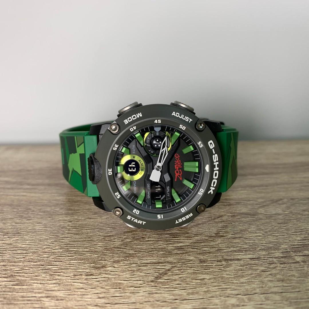 Casio GA 2000GZ 3 GA 2000GA GZ Gorillaz Camo G Shock Collab Watch