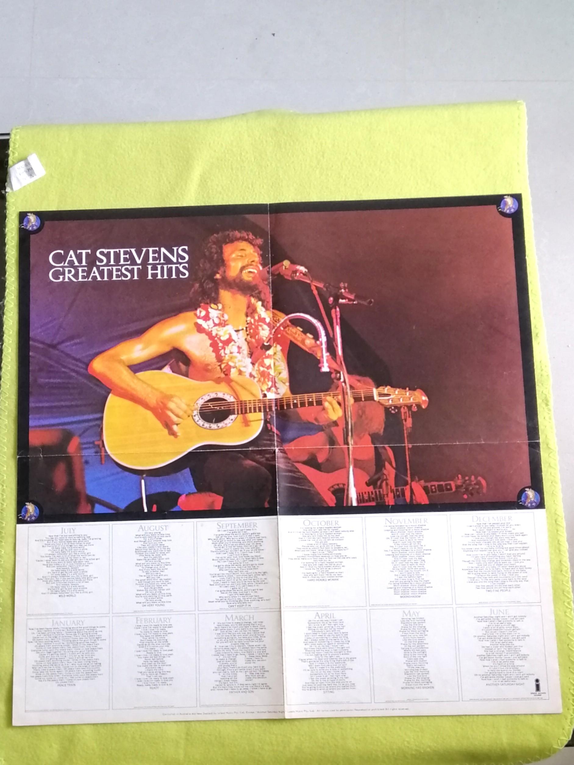 Cat Stevens Greatest Hits 24 X 14 Poster Vinyl Record F1749