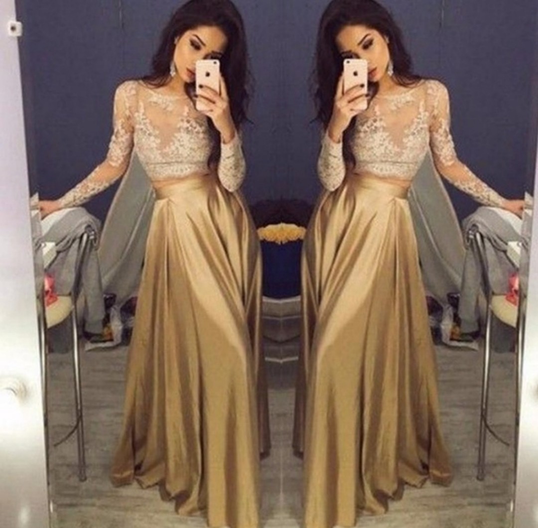 Silk long gown dress Clearance