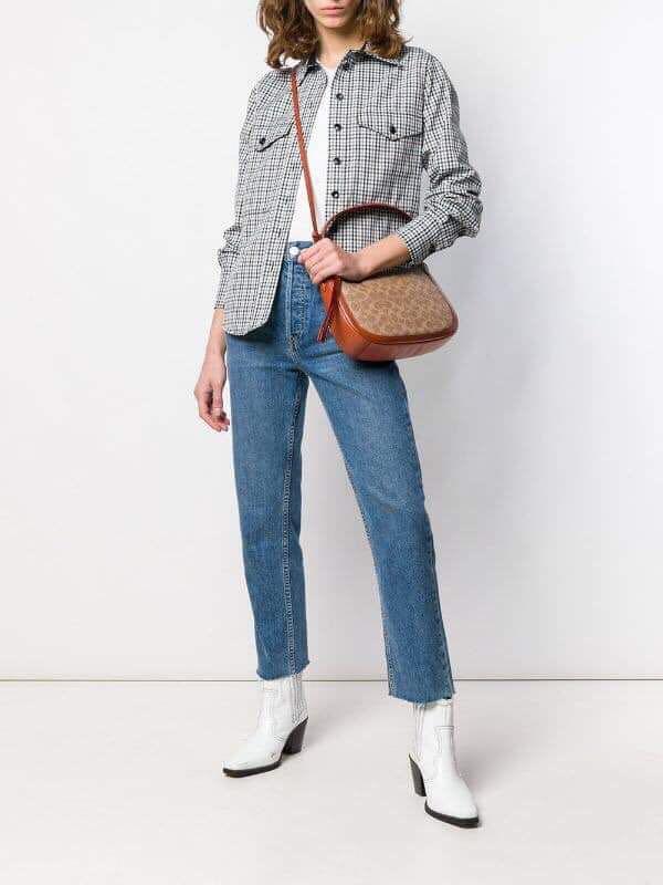 Coach sutton crossbody in signature canvas