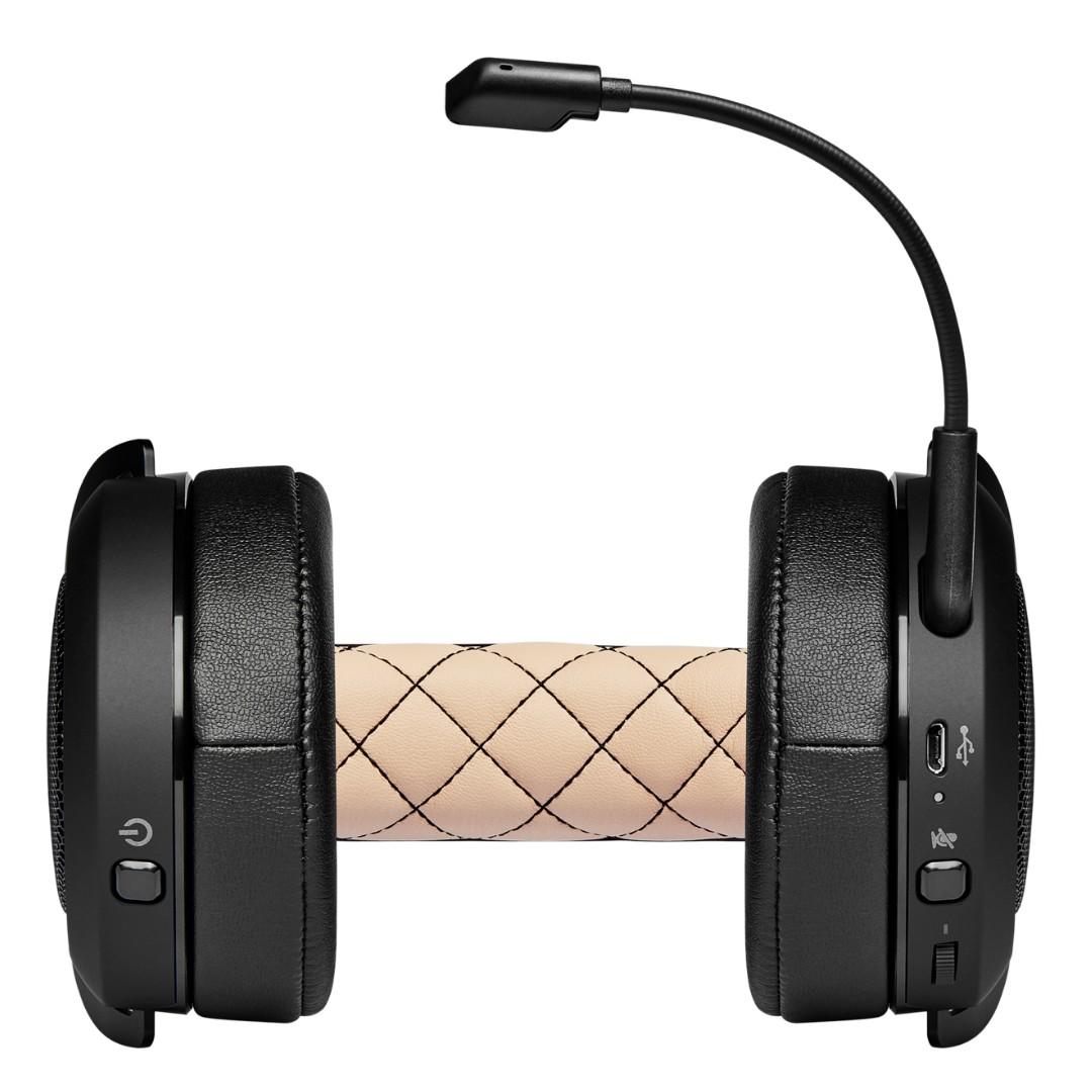 Corsair HS70 PRO WIRELESS Gaming Headset Cream Audio