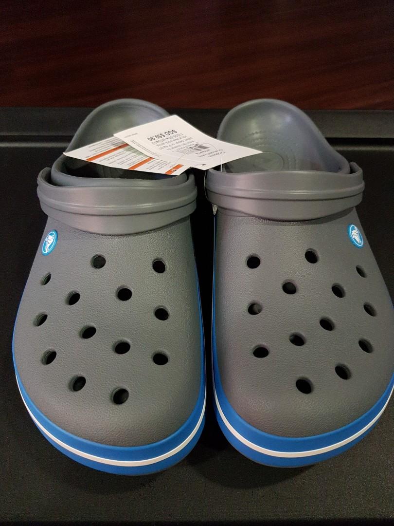 charcoal ocean crocs