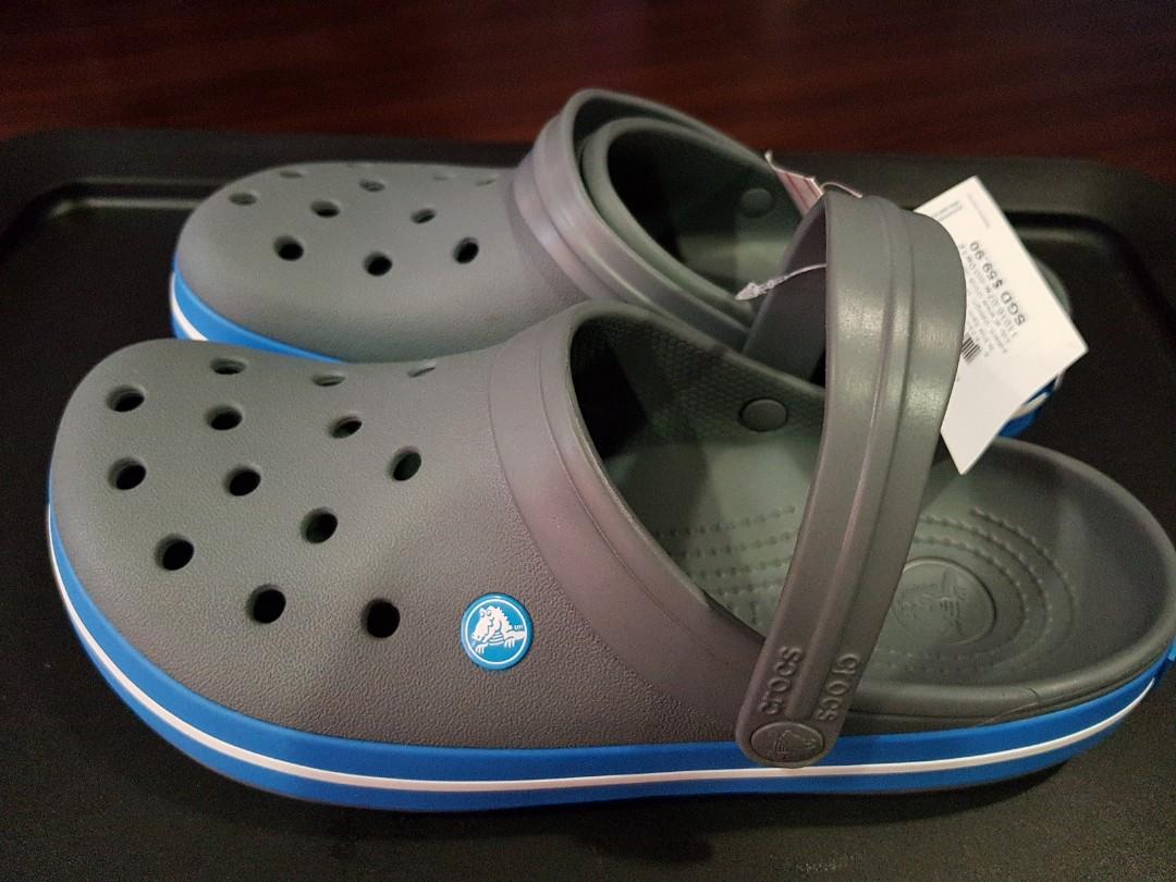 charcoal ocean crocs
