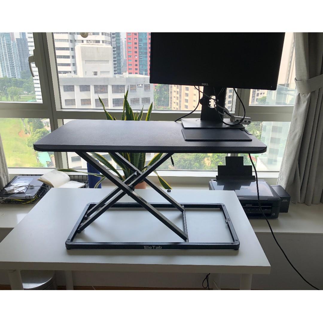 Eletab Standing Desk Converter Furniture Home Living Furniture