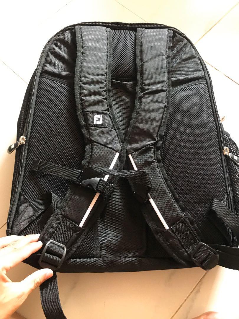 FootJoy Backpack Black, Women's Fashion, Bags & Wallets, Backpacks on