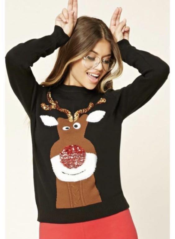 Reindeer christmas on sale sweater forever 21