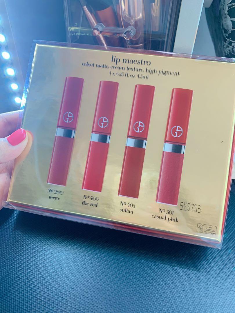 armani mini lipstick set