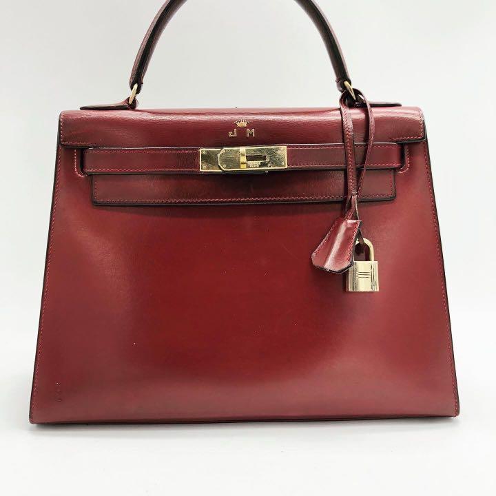 Hermes Kelly 28 red stamp a collector very good condition bag