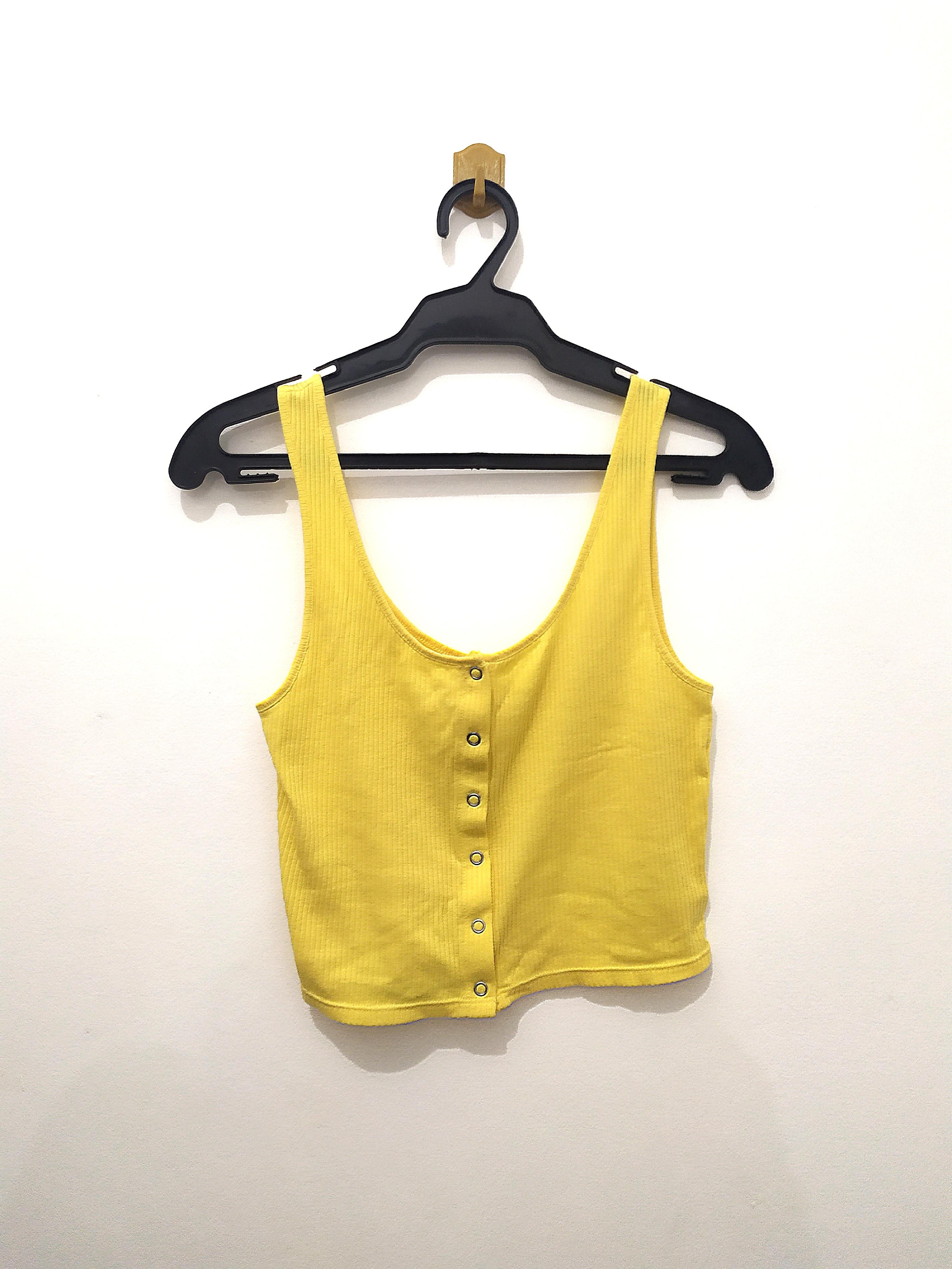 H&m yellow top hot sale