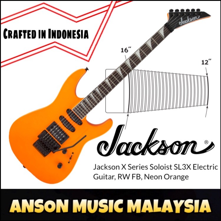 Jackson X Series Soloist SL3X Electric Guitar, Rosewood
