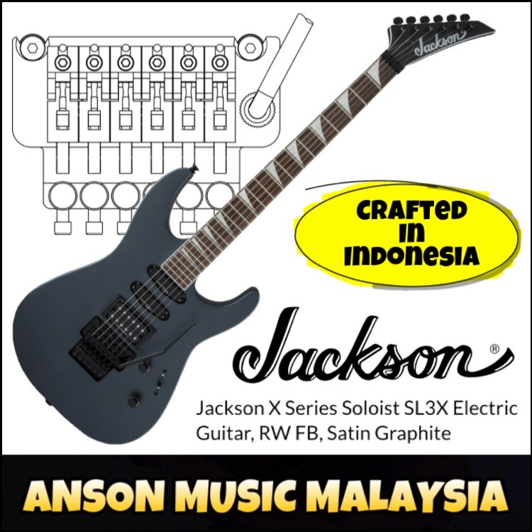 Jackson X Series Soloist SL3X Electric Guitar, Rosewood Fingerboard
