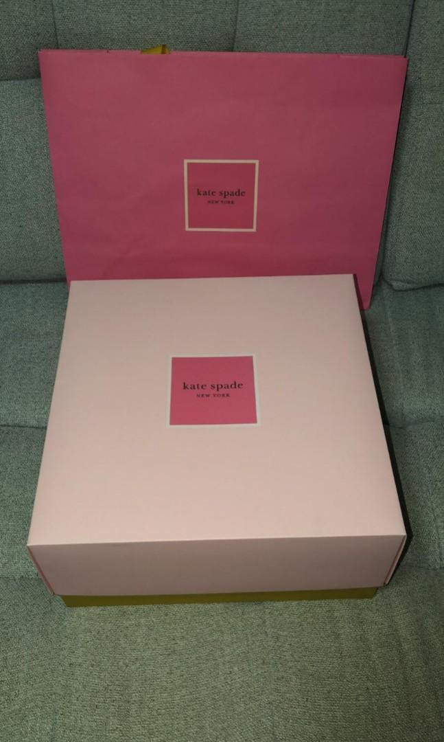 Kate spade box n paper bag, Luxury, Bags & Wallets on Carousell