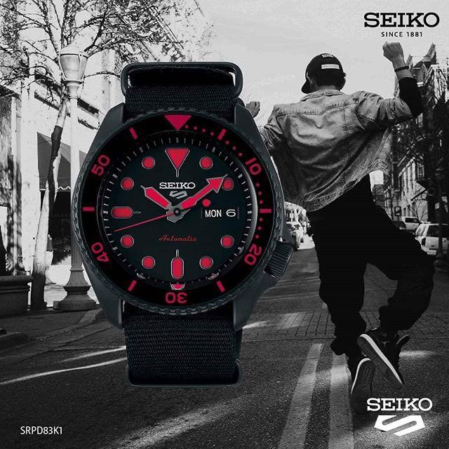 Latest Seiko 5 Black PVD Automatic SRPD83K1 with FREE DELIVERY 📦, Mobile  Phones \u0026 Gadgets, Wearables \u0026 Smart Watches on Carousell