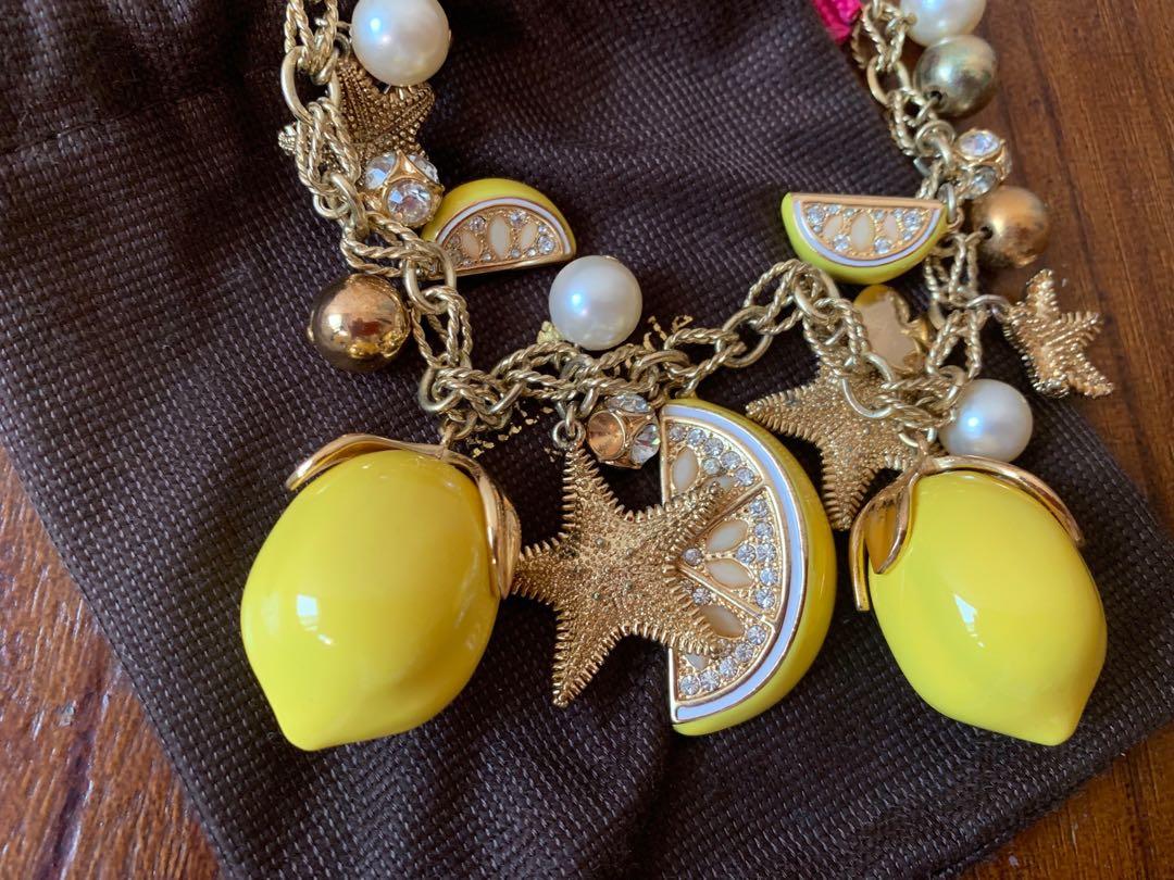 Lemon necklace kate spade store