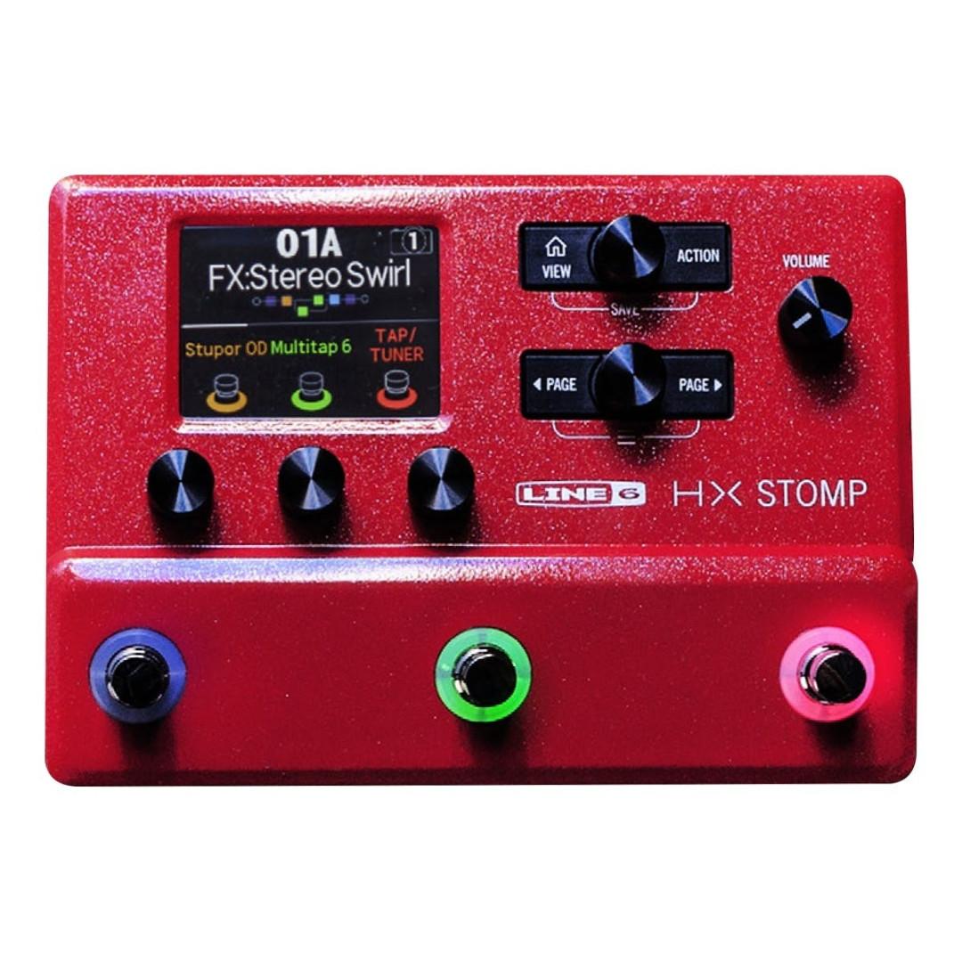 Line 6 Hx Stomp Red Limited Edition Guitar Multi Effects Floor Processor Last Set Limited Time Music Media Music Accessories On Carousell