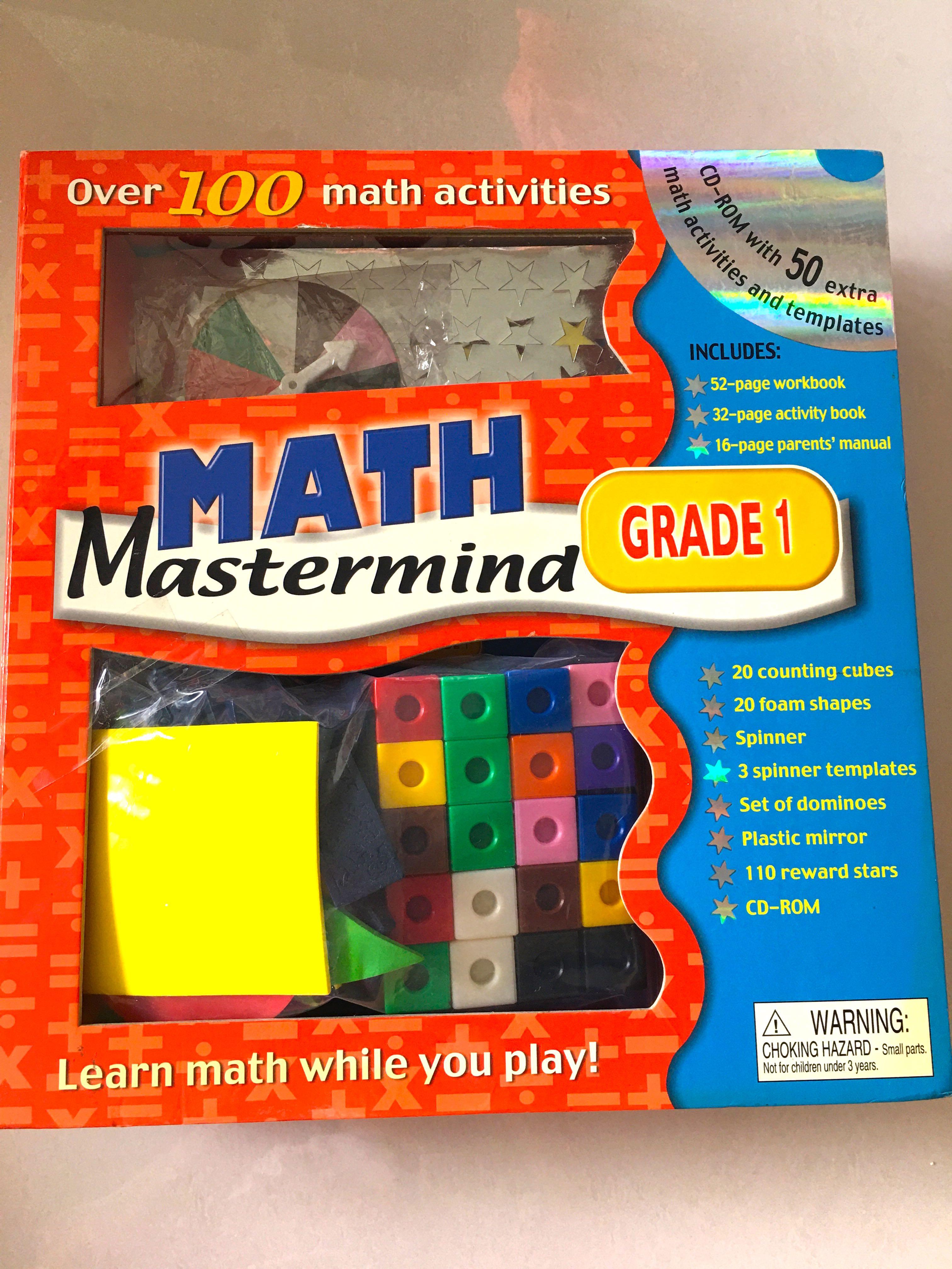 Math Mastermind for Grade 1 Math Learning Kit, Hobbies & Toys, Books ...