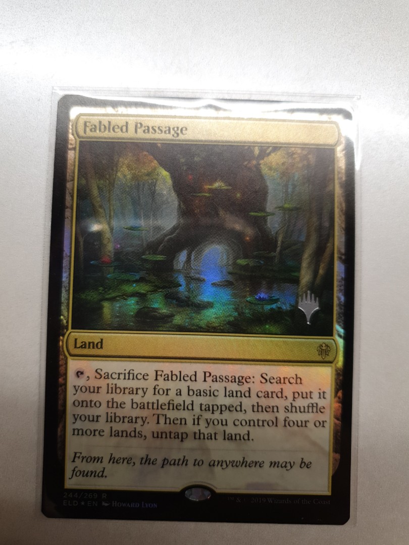 Mtg Foil Promo Pack Fabled Passage Hobbies Toys Toys Games On Carousell