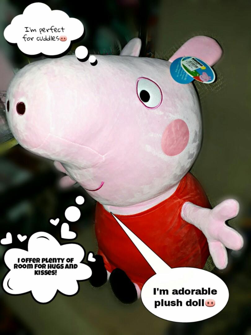 big peppa pig plush