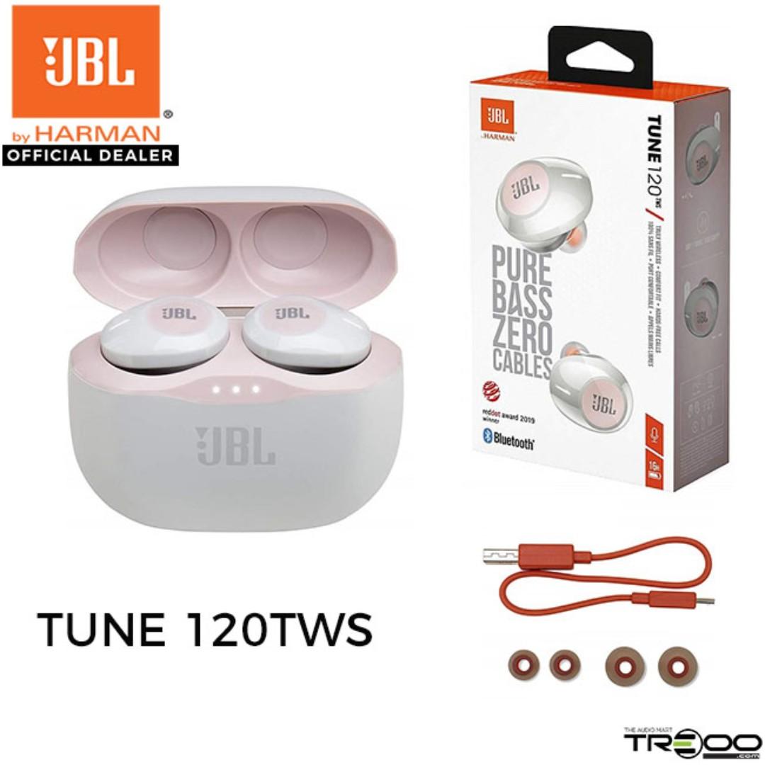 Discontinued JBL TUNE 120 120TWS True Wireless Bluetooth In Ear Earphone with Microphone Audio Earphones on Carousell
