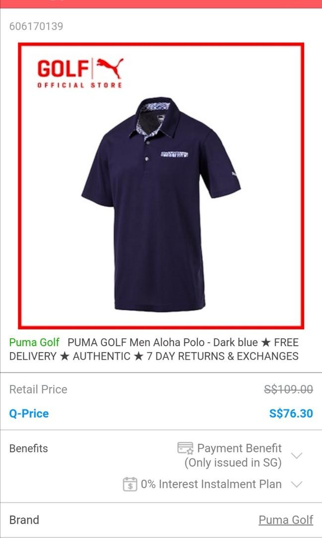 puma golf t shirt price