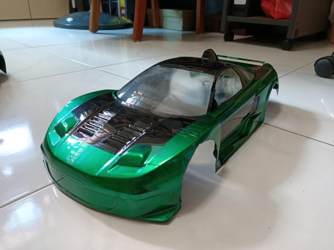 Rc Drift 1 10 Tamiya Honda Nsx Basher Shell Hobbies Toys Toys Games On Carousell