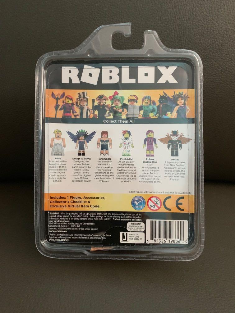 Roblox Pixel Artist Toy Gift Toys Games Bricks Figurines On - roblox pixel artist figure celebrity collection includes virtual