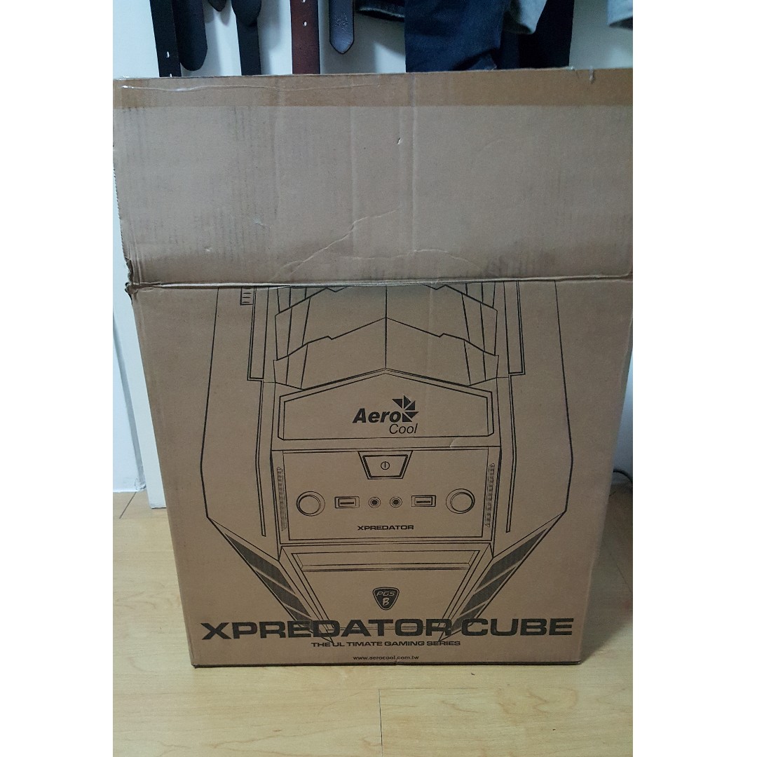 (RUSH) Casing, Micro-ATX/ITX - Aerocool X Predator Cube (Black ...