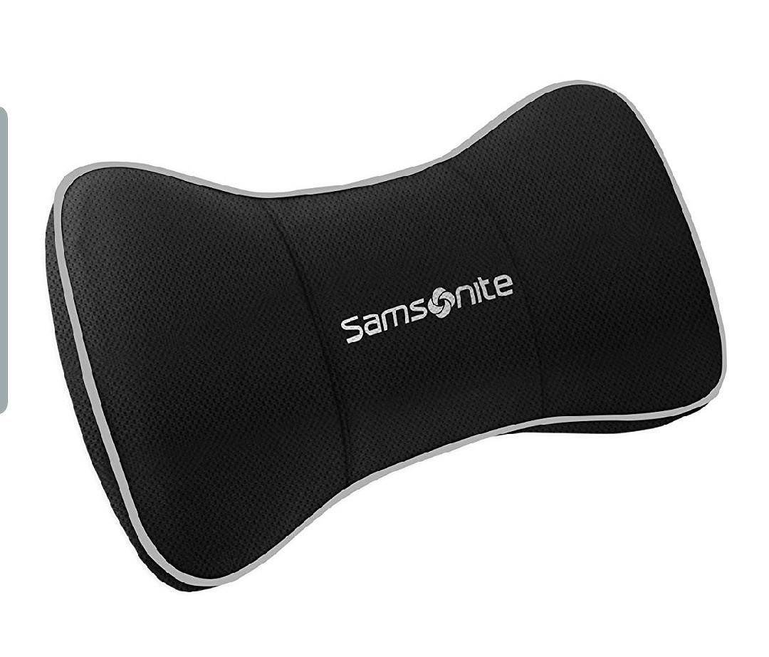 Samsonite car seat, back and neck pillow, memory foam with cooling gel
