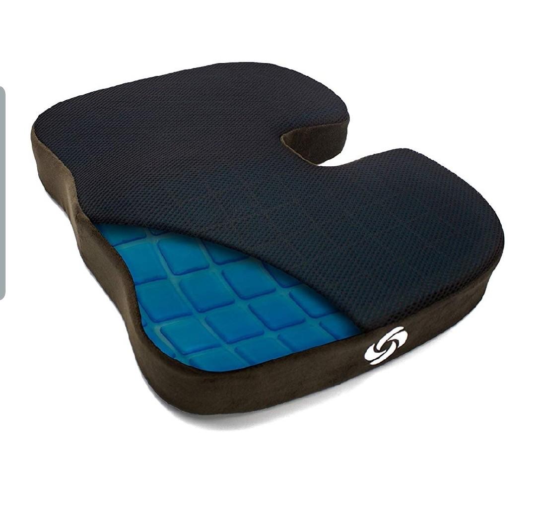 Samsonite car seat, back and neck pillow, memory foam with cooling gel