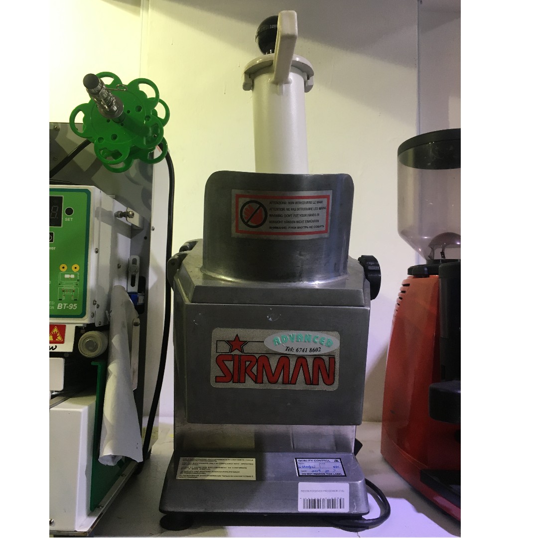 Sirman Vegetable Preparation Machine/Vegetable Cutter Shredder , TV & Home  Appliances, Kitchen Appliances, Juicers, Blenders & Grinders on Carousell