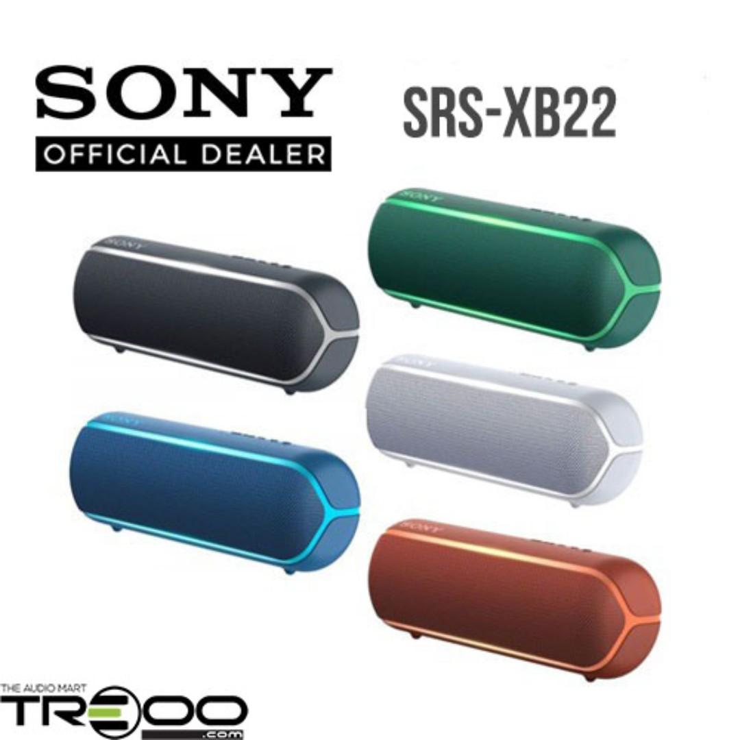 Sony Srs Xb22 Extra Bass Wireless Bluetooth Portable Speaker