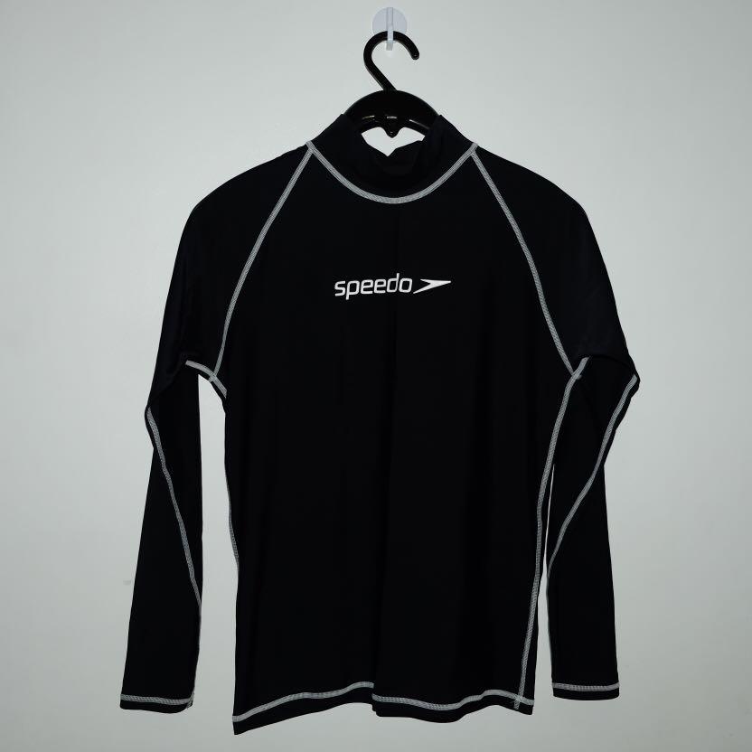 Speedo Rashguard, Men's Fashion, Tops & Sets, Swim Top & Rash Guards on