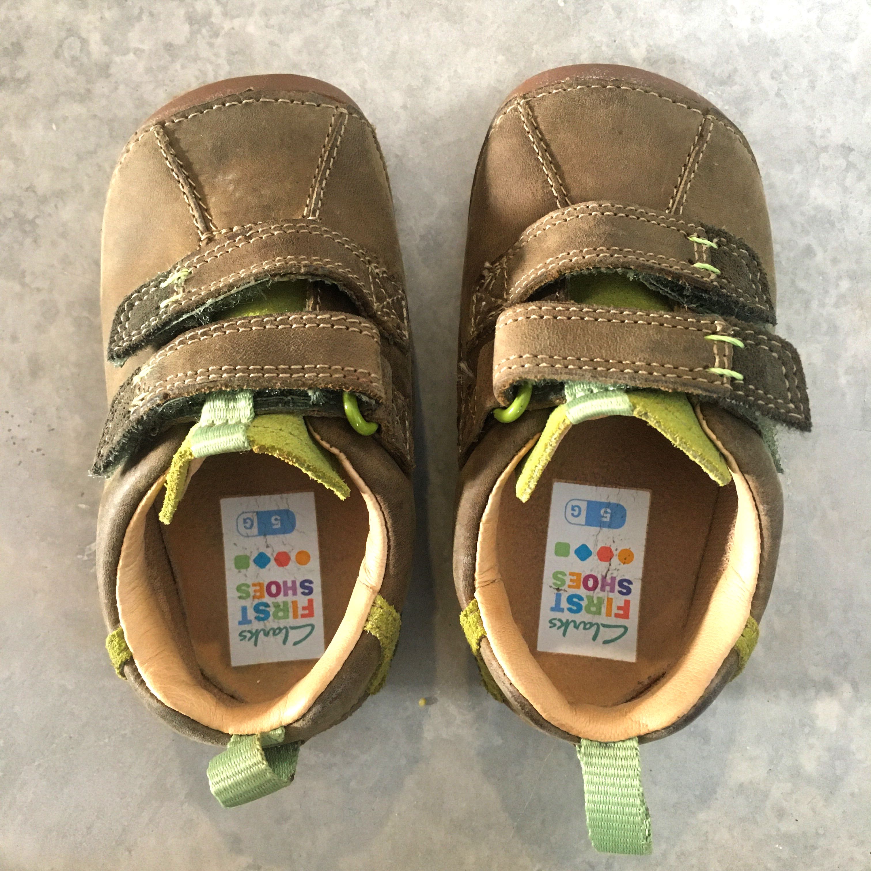 Super Comfy Authentic Leather Clarks First Shoes Cruiser Time Babies Kids Babies Kids Fashion on Carousell