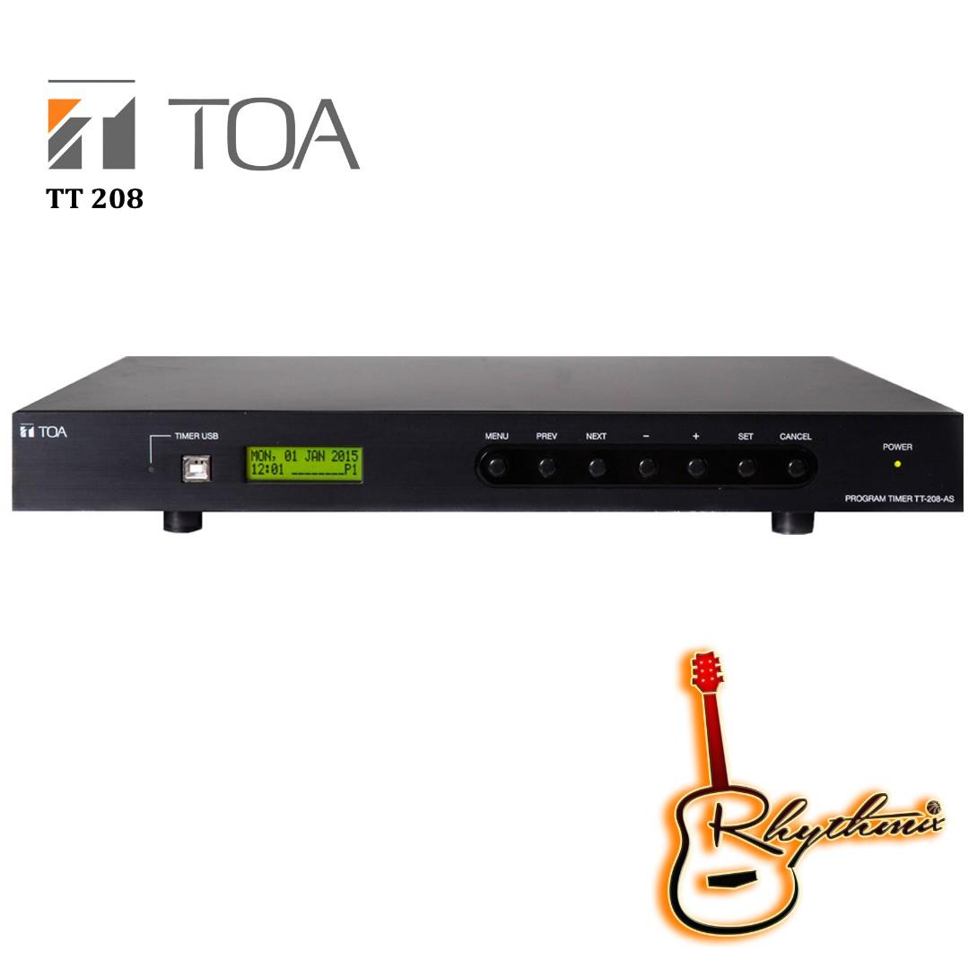 TOA TT 208 AS Program Timer (Category: Musical Instruments) located in Santa Rosa. Submitted by carousel121118 (Listing ID 261015267, Image 2). Description: Brand New : TOA TT 208 AS Program Timer FB Page: Rhythmix Enterprises Contact Number On Profile Store Address: Rhythmix Enterprises, Corner Mabini and Cataquiz Sts., Brgy. Poblacion, San Pedro City, Laguna Other musical instruments, mixers, speakers and amplifiers, accessories are also availa