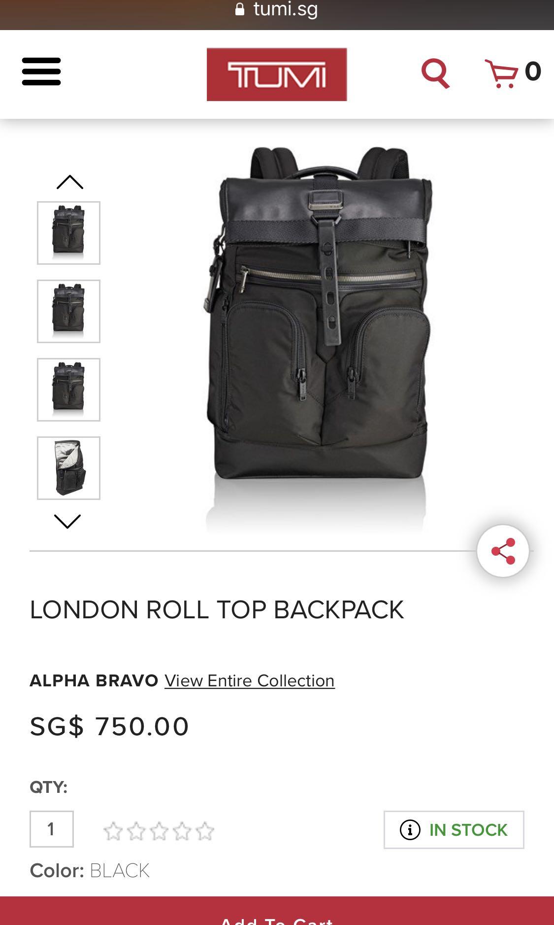 tumi alpha bravo price