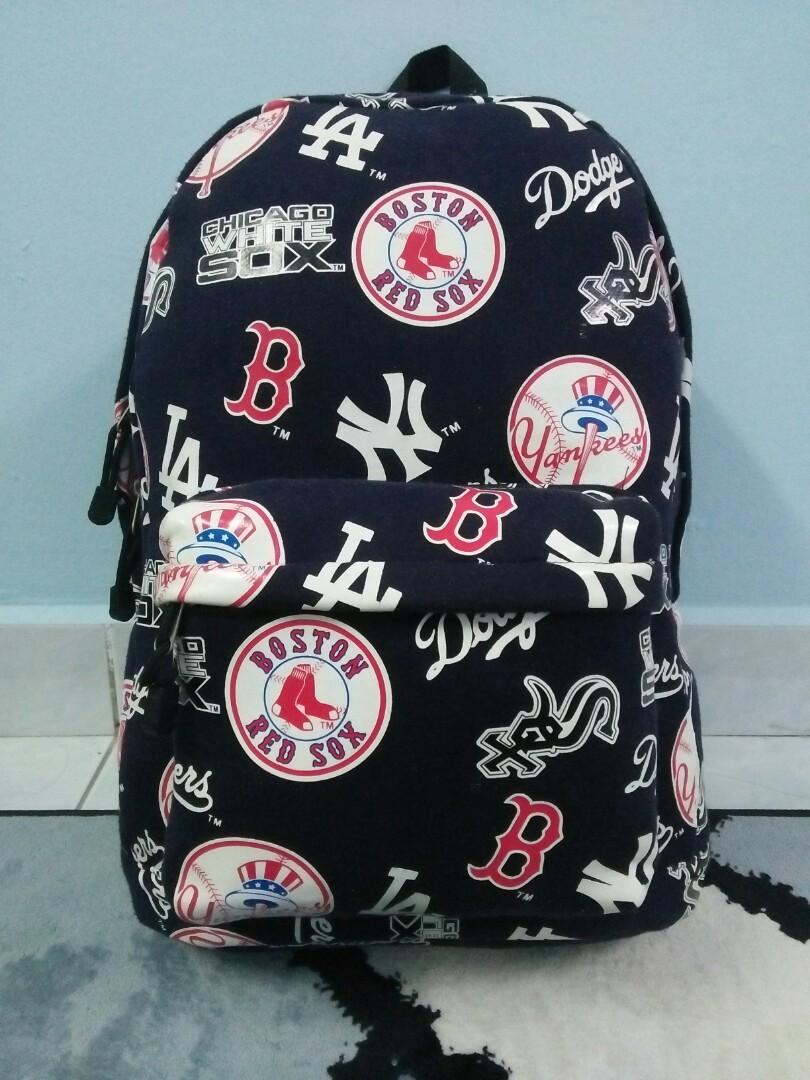 nba logo backpack