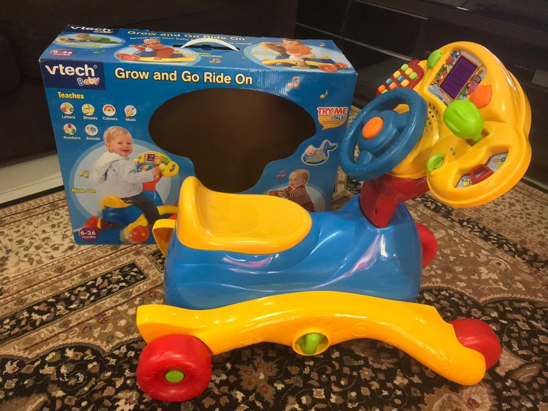 vtech 3 in 1 grow and go ride on