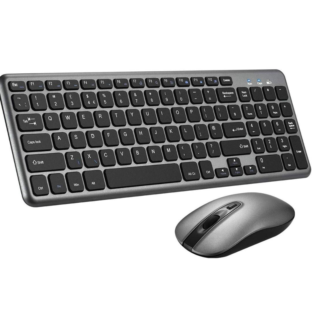 Wireless Keyboard And Mouse Set Scissor Key Design Patuoxun Ergonomic 2 4g Cordless Keyboard Mouse Combo With Nano Usb Receiver For Computer Pc Apple Mac Windows Qwerty Uk Layout Electronics Computer Parts Accessories On Carousell