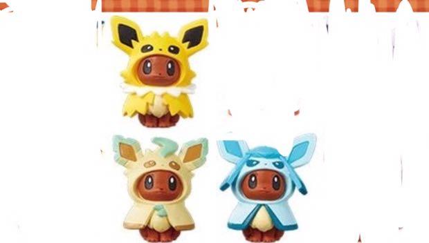 Pokemon Center Eevee Figure Collection Poncho Series Completed Set 8pcs