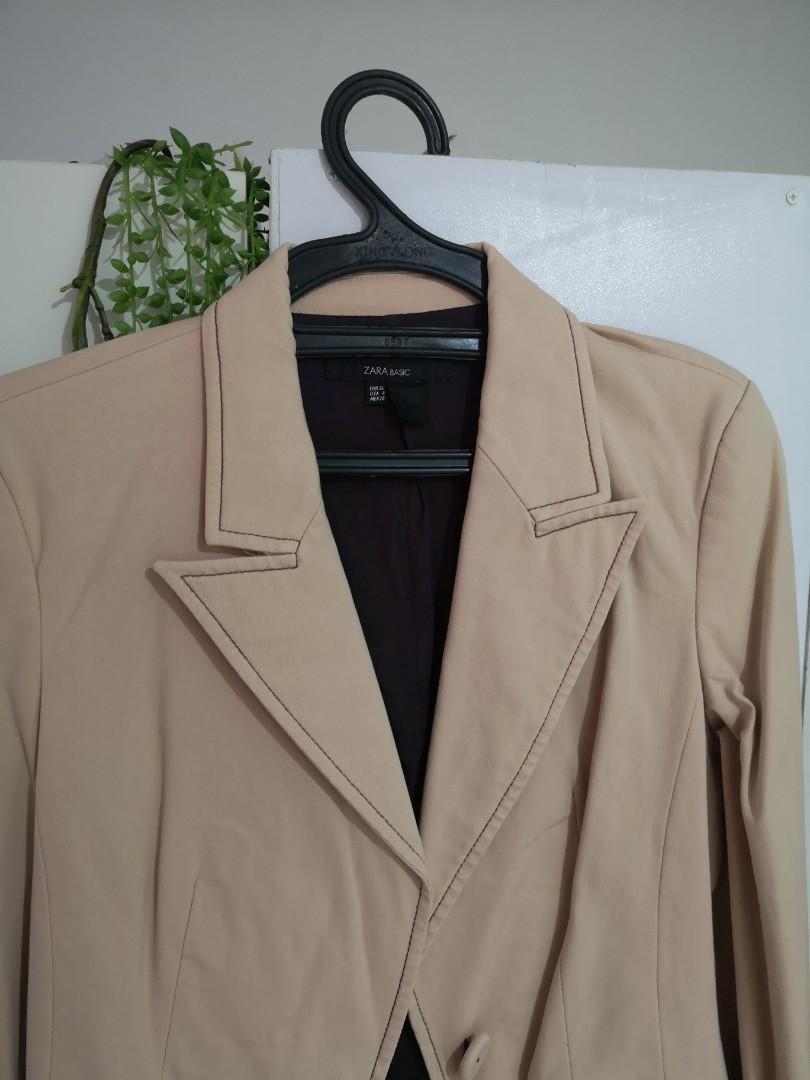 Zara Baby Pink coat (Category: Coats, Jackets and Outerwear) located in Mandaluyong City. Submitted by aimscloset (Listing ID 261077430, Image 2). Description: Rarely used coz I have plenty of coats :) Good buy as it is very nice in actual.