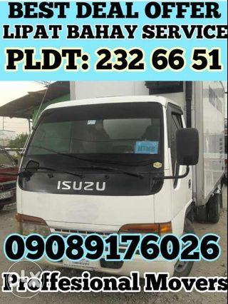 Delivery van with expert movers lipat bahay